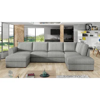 Sedací souprava Rozkládací sedačka do U s úložným prostorem TUCSON 1 - šedá 1, pravý roh