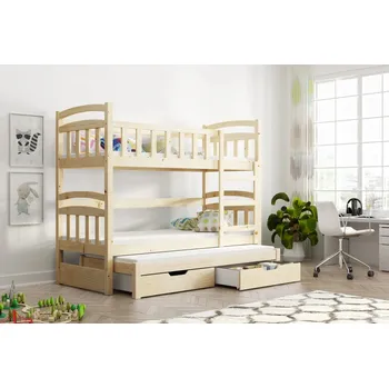 Dětská postel Dětská postel s úložným prostorem ARANKA - 75x180, borovice