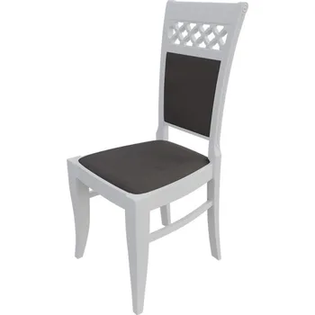 Jídelní židle Jídelní židle MOVILE 29 - bílá / tmavá hnědá 2