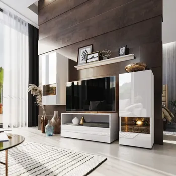 Obývací stěna Moderní obývací stěna BRADT 39 - bílá