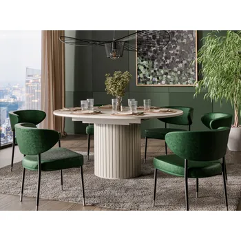 Jídelní stůl Rozkládací jídelní stůl 120(160)x120 APEX - kašmír