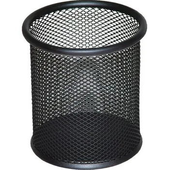 Stojan na tužky D.rect kovový černý síťovaný