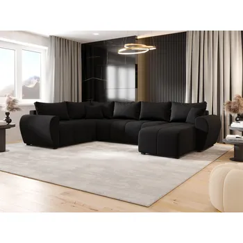 Sedací souprava Praktická sedací souprava do U LUKAVA - černá