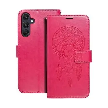 Pouzdro na mobilní telefon Pouzdro MEZZO Book pro SAMSUNG A25 5G lapač snů magenta - OEM + zdarma možnost vyzkoušet a vrátit zboží do 30 dní