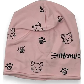 Čepice Fashion Dívčí růžová jarní čepice Barva: Světle růžová