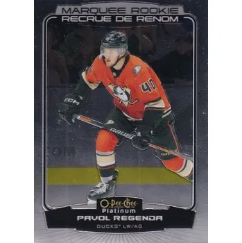 Sběratelská karetní hra insert RC karta PAVOL REGENDA 22-23 OPC Platinum Marquee Rookie číslo 283