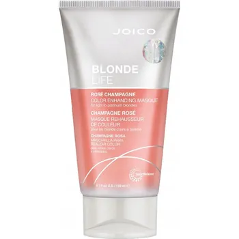 Vlasová regenerace Joico Blonde Life Rose Champagne Tónovací maska pro blond vlasy 150 Ml