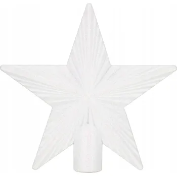 Vánoční dekorace Špičky na stromeček Hvězda 21 cm 1 ks