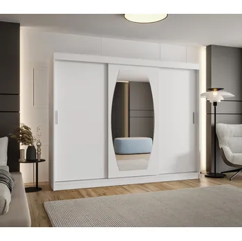 Šatní skříň Šatní skříň 250 cm SEYMA - bílá