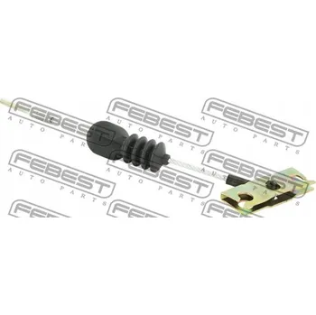 Lanko parkovací brzdy 04100-KB4TF FEBEST Lanko ruční brzdy