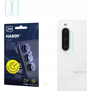 Pouzdro na mobilní telefon 4x Hybridní Sklo na objektiv fotoaparátu pro Sony Xperia 10 V 3mk Hardy Fusion Lens
