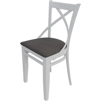 Jídelní židle Židle do jídelny MOVILE 41 - bílá / tmavá hnědá 2