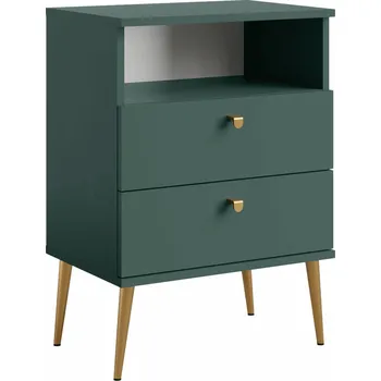 Noční stolek Noční stolek RETIRO 1 - zelený