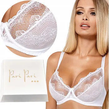 Dámské spodní prádlo Paripari měkká bílá podprsenka velikost 75D