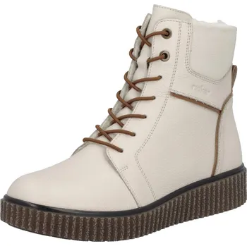 Dámská zimní obuv Dámská zimní obuv RIEKER kožená Y4303-80 béžová béžová 37