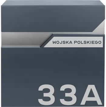 Poštovní schránka Poštovní schránka v Prime šedé barvě Poštovní schránka a stojánkem na časopisy