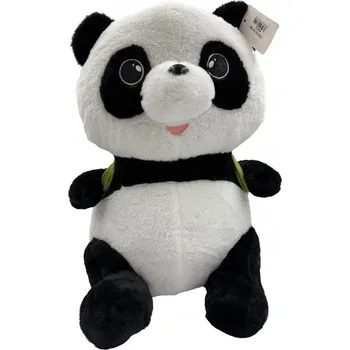 plyšák Plyšová Hračka Panda Plyšák 42 cm s batohem Avocado Měkký Dárek