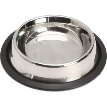 Miska pro psa Lupipets Kovová miska s protiskluzovou gumou 0,25l 250ml