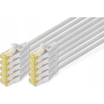 Datový kabel Digitus LAN kabel Cat 6A - 5 m - 10 kusů - kabel