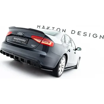 Tuning Splittery zadní boční Audi A4 B8 Facelift černý lesklý plast