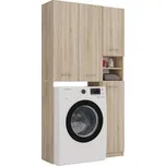 Koupelnová skříňka nad pračku RISTO 2 - dub sonoma