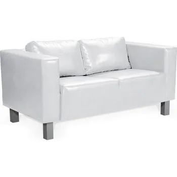 Pohovka Dvoumístná pohovka GIZELA, bílá