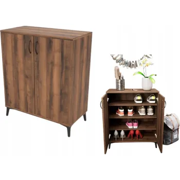 Botník 5K Home Decor 72 x 85 x 35 cm dub ořech