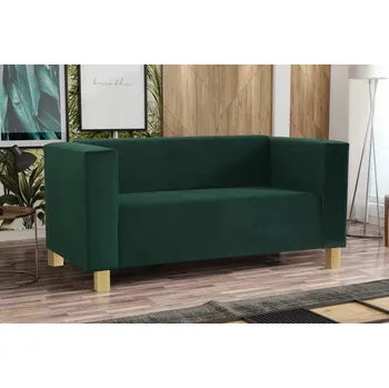 Pohovka Dvoumístná pohovka BISERKA - zelená / borovice