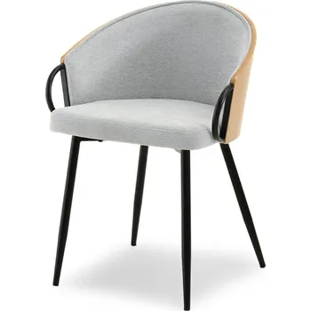 Jídelní židle Jídelní židle CERYS - dub / šedá / černá