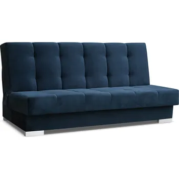 Pohovka Rozkládací pohovka GAMBI s úložným prostorem - tmavě modrá