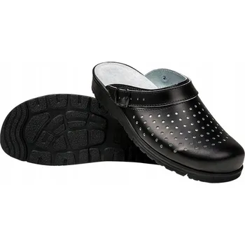 Pracovní obuv ORTOPEDICKÉ PÁNSKÉ KLAPKY ČERNÉ REIS VELIKOST 44