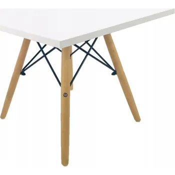 Konferenční stolek Konferenční stolek Lugano čtvercový 50 x 50 x 1 cm bílý