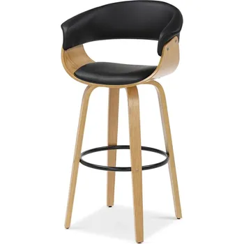 Barová židle Barová židle MAITE - dub / černá