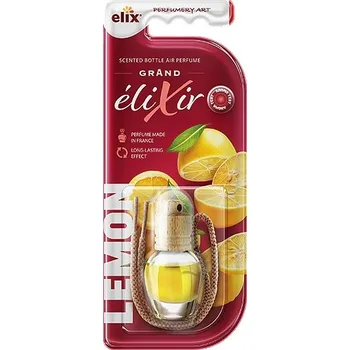 Vůně do auta Elix Lemon 8 ml Nejlepší osvěžovač vzduchu Citrusové, trvanlivé vůně