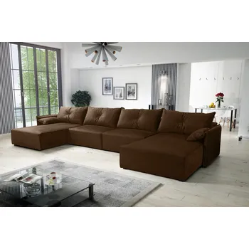 Sedací souprava Sedací souprava do U LUIZA 3 - hnědá