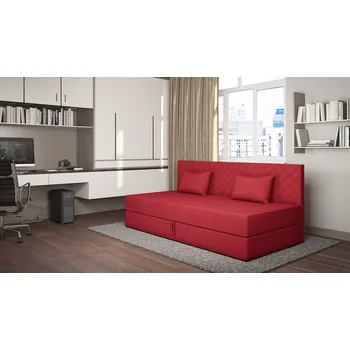 Dětská postel Válenda s úložným prostorem 90x200 ALAMO 2 - červená