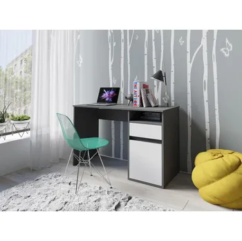 Psací stůl Psací stůl COROZAL - grafitový / bílý