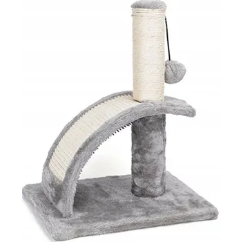 Hračka pro kočku PELÍŠEK PRO KOČKY , ŠEDÝ PELECH, SISAL HRAČKA, HRAČKA MÍČEK