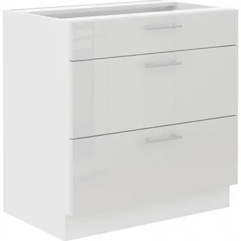 Kuchyňská linka Dolní šuplíková skříňka LAJLA - šířka 80 cm, bílá