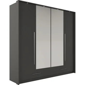 Šatní skříň Šatní skříň 209 THEKLA se zrcadly - grafit
