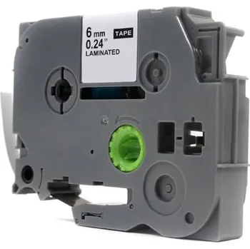 Pásek do tiskárny Ribbon JetWorld Red on Clear Replacement Brother 6mm x 8m TZe-112 (TZE112, TZ112, TZ-112, AZE112, AZE-112)