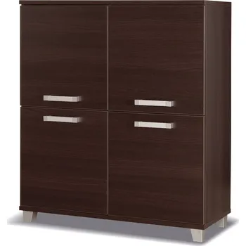 Komoda Komoda s dvířky ANDOVER - kaštan wenge