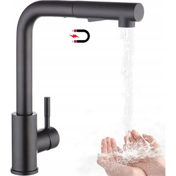 Vodovodní baterie Podomítková kuchyňská baterie Bedee 60 cm černá