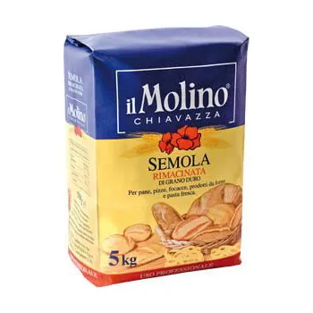 Přisada na vaření a pečení CZ distribuce IL MOLINO Mouka semola rimacinata 5 kg