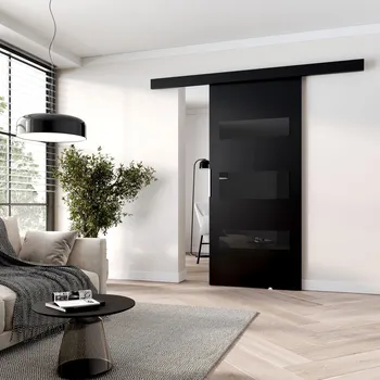 Interiérové dveře Posuvné dveře BARRET 4 - 106 cm, černé