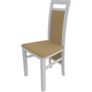 Jídelní židle Židle do kuchyně MOVILE 47 - bílá / béžová