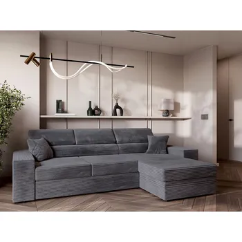 Sedací souprava Rohová sedací souprava AMIRA - šedá, pravý roh