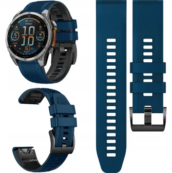 Řemínek na hodinky Řemínek moVear pro Garmin 22mm modrý