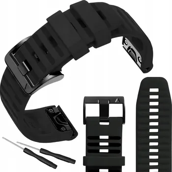 Řemínek na hodinky Řemínek ChronSmarta pro Garmin 22mm černý