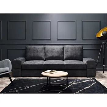 Pohovka Pohovka s úložným prostorem AKILI - grafitová / černá